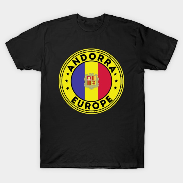 Andorra T-Shirt by footballomatic